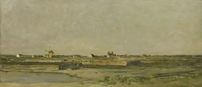 Framed Print : Landscape, 1840-1878. Creator: Charles Francois Daubigny Framed Print : Landscape, 1840-1878. Creator: Charles Francois Daubigny