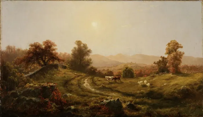 Framed Print : Landscape, 1859. Creator: Charles H. Moore Framed Print : Landscape, 1859. Creator: Charles H. Moore