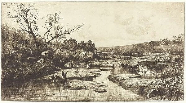 Landscape, 1870. Creator: Adolphe Appian