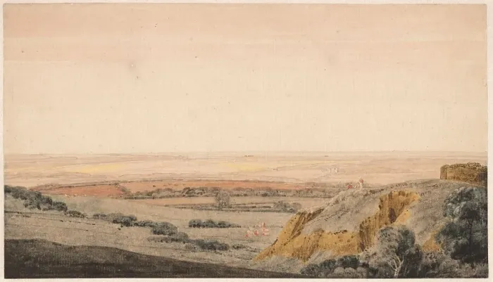 Framed Print : Landscape, 1878-1943. Creator: William Pearson Framed Print : Landscape, 1878-1943. Creator: William Pearson