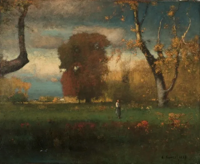 Framed Print : Landscape, 1888. Creator: George Inness (American, 1825-1894) Framed Print : Landscape, 1888. Creator: George Inness (American, 1825-1894)