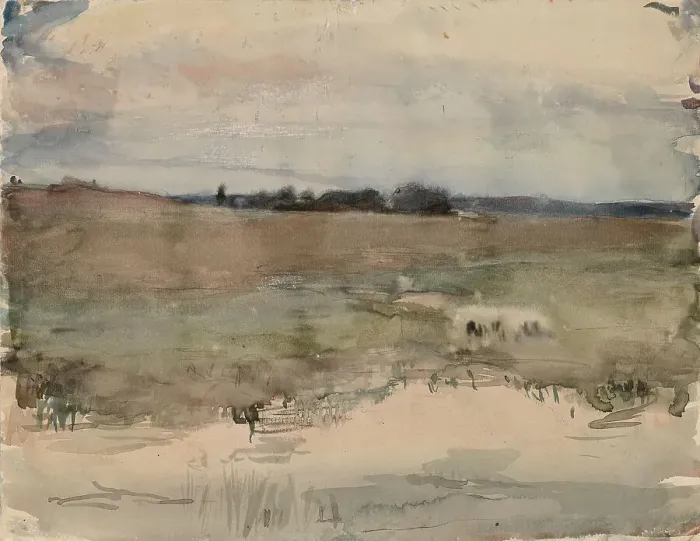 Framed Print : Landscape, 1890-1925. Creator: Magnus Enckell Framed Print : Landscape, 1890-1925. Creator: Magnus Enckell