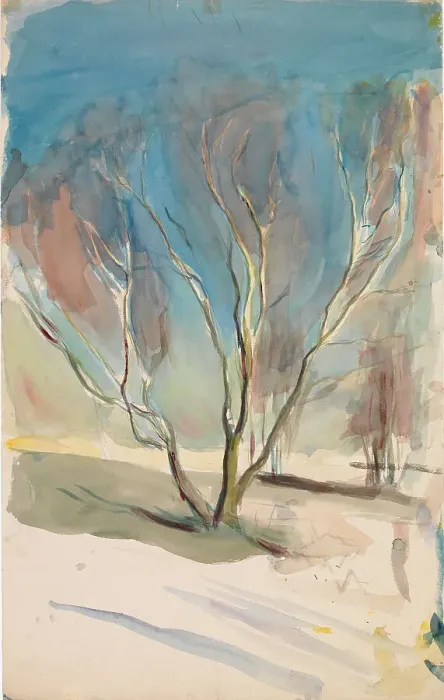 Framed Print : Landscape, 1890-1925. Creator: Magnus Enckell Framed Print : Landscape, 1890-1925. Creator: Magnus Enckell