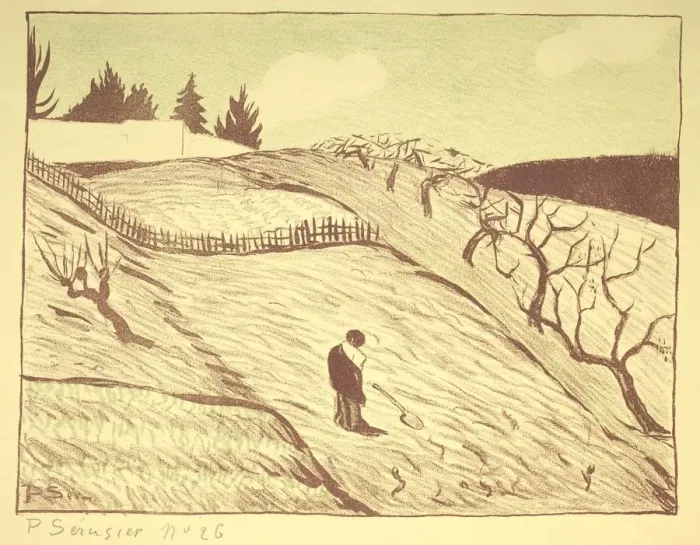 Framed Print : Landscape, 1893. Creator: Louis Paul Henri Serusier (French, 1864-1927) Framed Print : Landscape, 1893. Creator: Louis Paul Henri Serusier (French, 1864-1927)