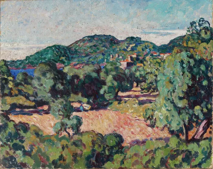 Framed Print : Landscape, 1900-1937. Creator: Louis Valtat Framed Print : Landscape, 1900-1937. Creator: Louis Valtat