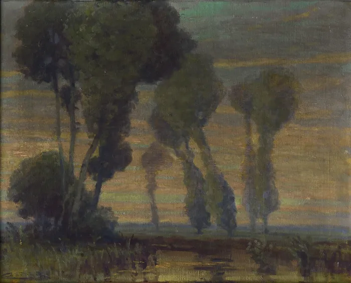 Framed Print : Landscape, 1910-1920. Creator: Ludovit Cordak Framed Print : Landscape, 1910-1920. Creator: Ludovit Cordak