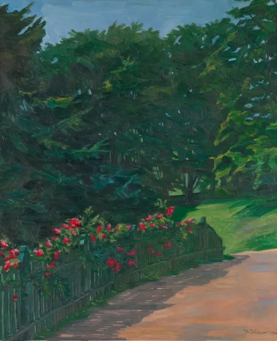 Framed Print : Landscape, 1910. Creator: Wilhelm Trübner Framed Print : Landscape, 1910. Creator: Wilhelm Trübner