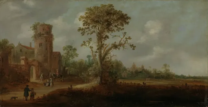 Framed Print : Landscape, 1st half of 17th century. Creator: Reyer Claesz Suyker Framed Print : Landscape, 1st half of 17th century. Creator: Reyer Claesz Suyker
