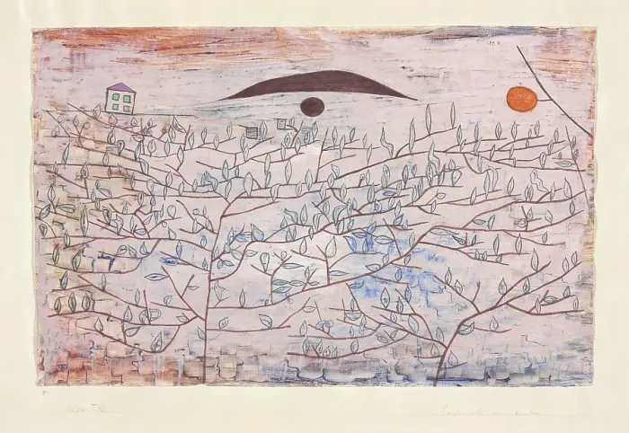 Framed Print : Landscape with accents, 1934. Creator: Klee, Paul (1879-1940) Framed Print : Landscape with accents, 1934. Creator: Klee, Paul (1879-1940)