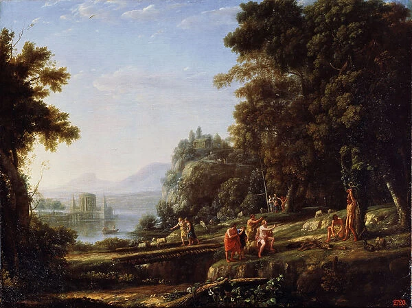 Landscape with Apollo and Marsyas, 1639-1640. Artist: Claude Lorrain
