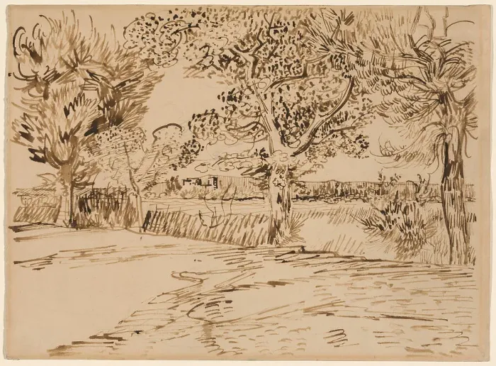 Framed Print : Landscape at Arles, July 1888. Creator: Vincent van Gogh Framed Print : Landscape at Arles, July 1888. Creator: Vincent van Gogh