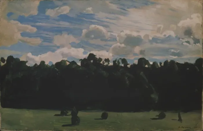 Framed Print : Landscape. Artist: Somov, Konstantin Andreyevich (1869-1939) Framed Print : Landscape. Artist: Somov, Konstantin Andreyevich (1869-1939)