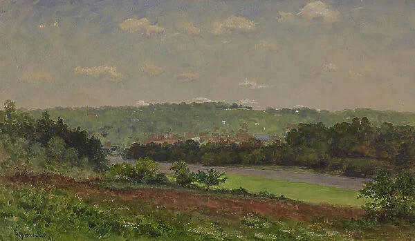 Landscape [at Georgetown], 1892. Creator: Richard Gruelle