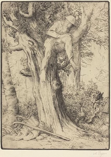 Landscape with a Boy in a Tree (Paysage avec un garcon grimpe sur un arbre