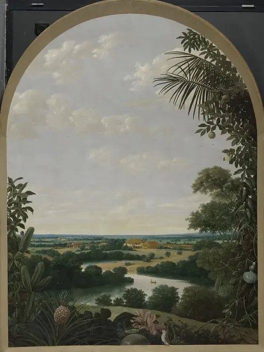 Framed Print : Landscape in Brazil, 1652. Creator: Frans Post Framed Print : Landscape in Brazil, 1652. Creator: Frans Post