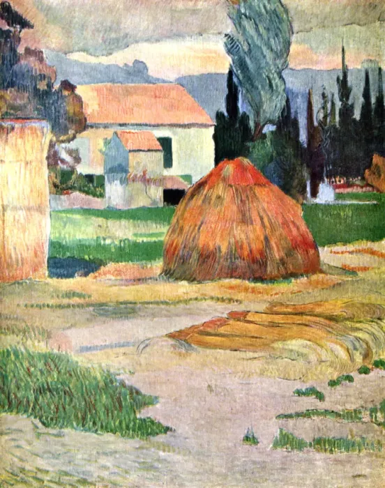 Framed Print : Landscape in Brittany, 1888 (1939). Artist: Paul Gauguin Framed Print : Landscape in Brittany, 1888 (1939). Artist: Paul Gauguin