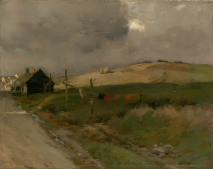 Framed Print : Landscape, c. 1895. Creator: Jean-Charles Cazin Framed Print : Landscape, c. 1895. Creator: Jean-Charles Cazin