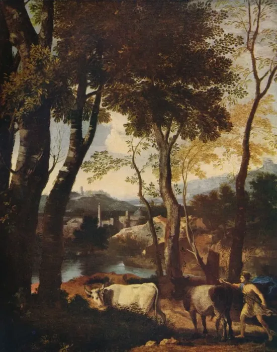 Framed Print : Landscape, c1630. Artist: Nicolas Poussin Framed Print : Landscape, c1630. Artist: Nicolas Poussin