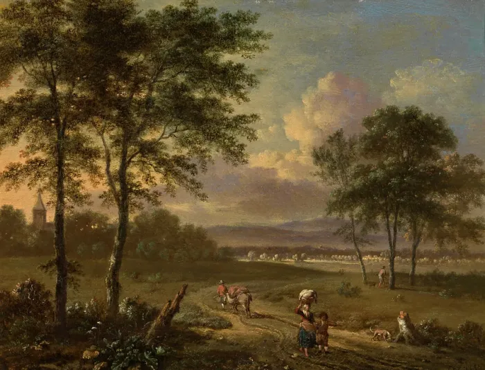 Framed Print : Landscape, c1650-1680. Creator: Jan Wijnants