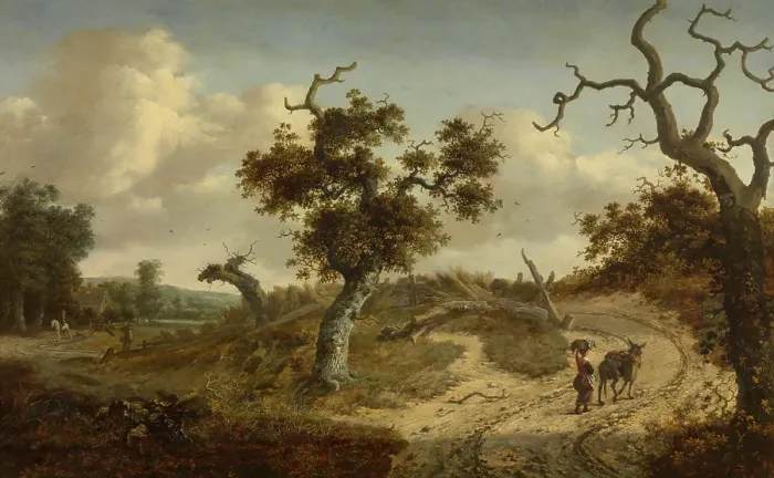 Framed Print : Landscape, c1660s. Creator: Jan Wijnants Framed Print : Landscape, c1660s. Creator: Jan Wijnants