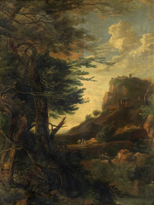 Framed Print : Landscape, c1680-1720. Creator: Pieter Rijsbraeck Framed Print : Landscape, c1680-1720. Creator: Pieter Rijsbraeck