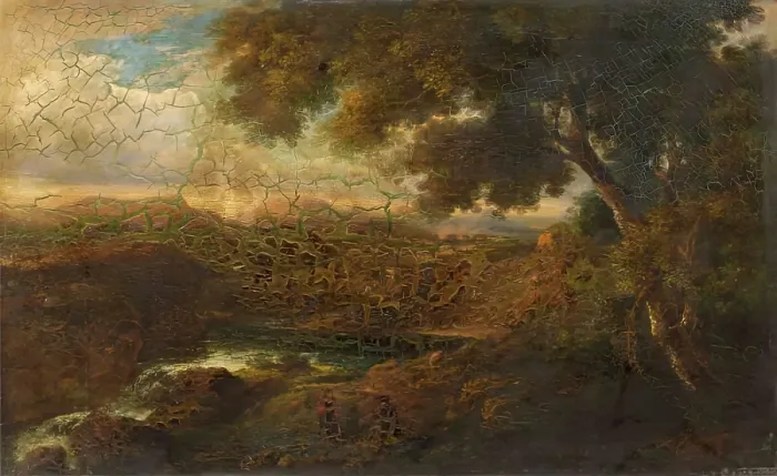 Framed Print : Landscape, c1800-1840. Creator: John Thomson Framed Print : Landscape, c1800-1840. Creator: John Thomson