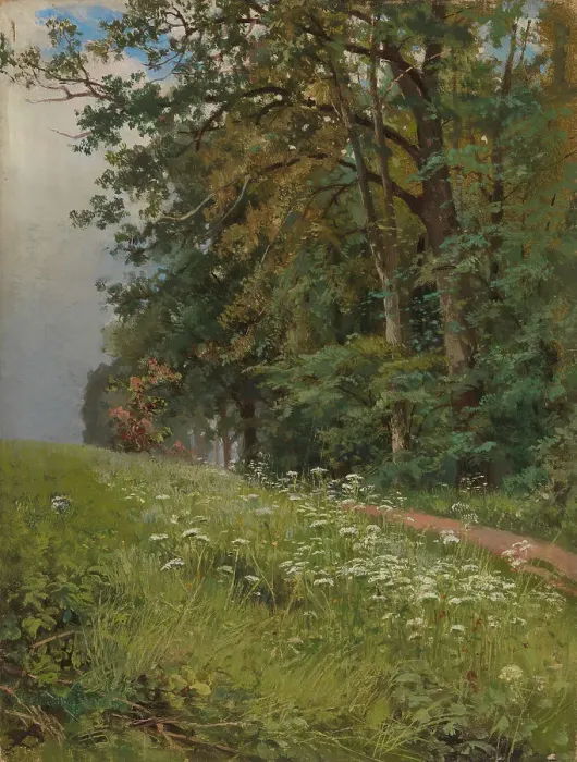 Framed Print : Landscape, c1870s. Creator: Ivan Shishkin Framed Print : Landscape, c1870s. Creator: Ivan Shishkin