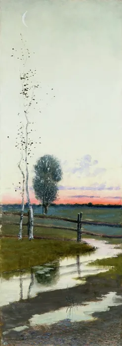 Framed Print : Landscape, c1900. Creator: Stefan Popowski Framed Print : Landscape, c1900. Creator: Stefan Popowski