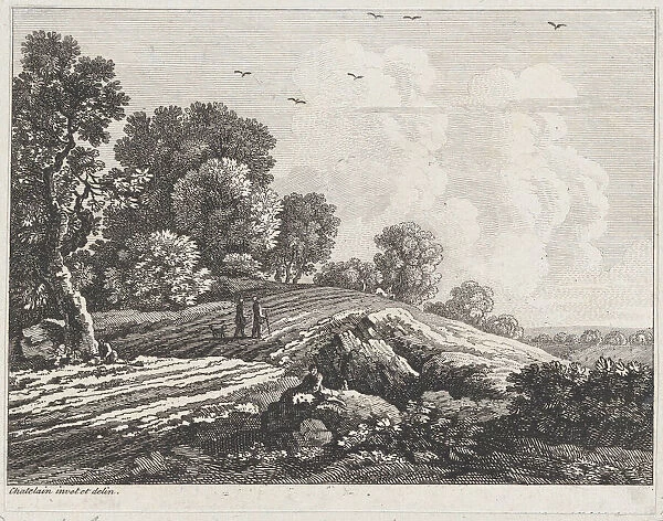Landscape, ca. 1730-1758. Creator: Jean Baptiste Claude Chatelain