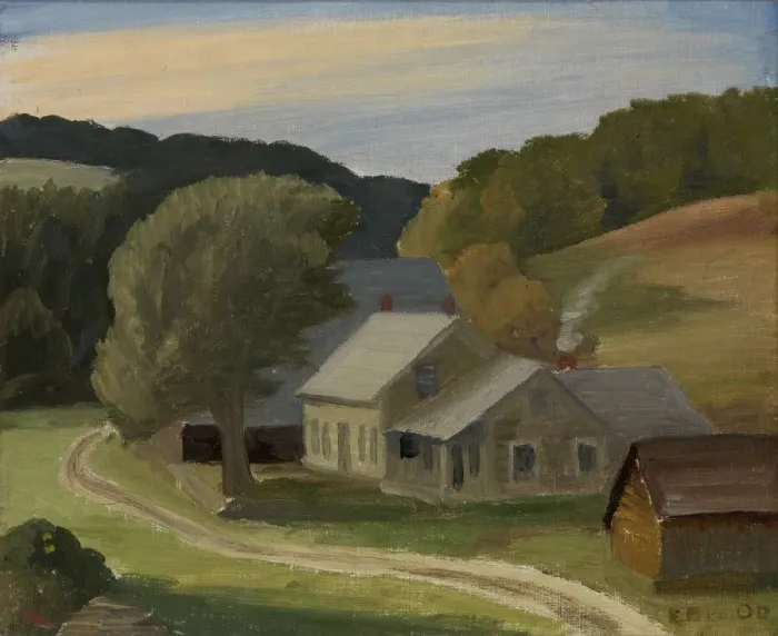 Framed Print : Landscape, ca. 1934. Creator: Edward Bruce Framed Print : Landscape, ca. 1934. Creator: Edward Bruce