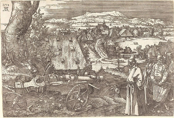 Landscape with a Cannon, 1518. Artist: Durer, Albrecht (1471-1528)