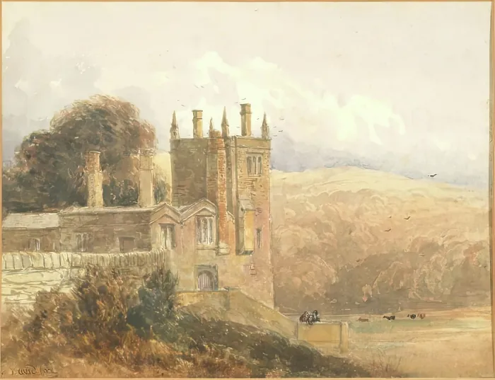 Framed Print : Landscape with Castle, c1830s-1850s. Creator: David Cox the Elder