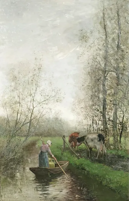 Framed Print : Landscape with Cattle. Creator: Willem Maris Framed Print : Landscape with Cattle. Creator: Willem Maris