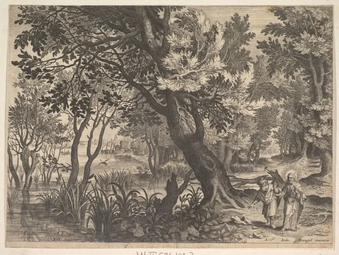 Framed Print : Landscape with Christ Tempted by the Devil. n. d. Creator: Aegidius Sadeler II Framed Print : Landscape with Christ Tempted by the Devil. n. d. Creator: Aegidius Sadeler II