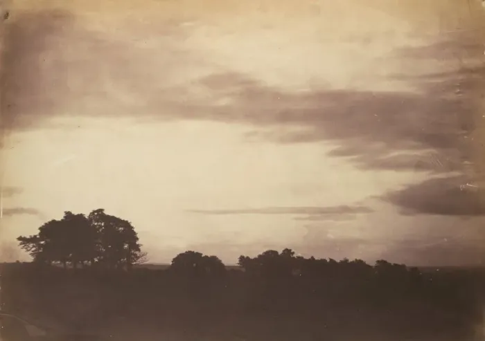 Framed Print : Landscape with Clouds, probably 1856. Creator: Roger Fenton Framed Print : Landscape with Clouds, probably 1856. Creator: Roger Fenton