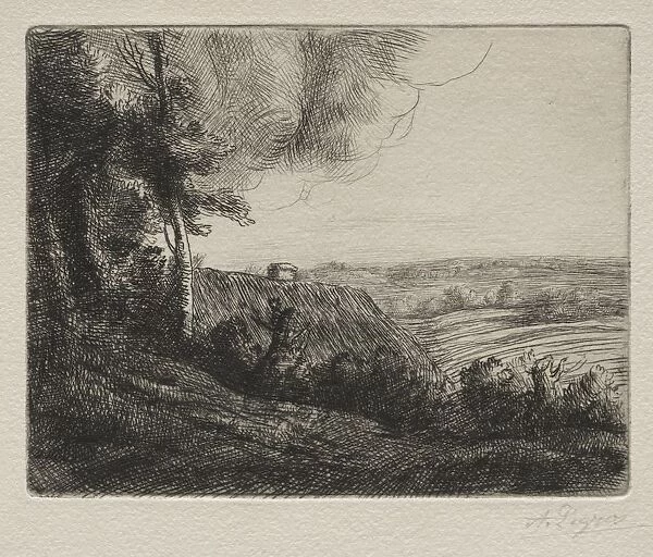 Landscape. Creator: Alphonse Legros (French, 1837-1911)