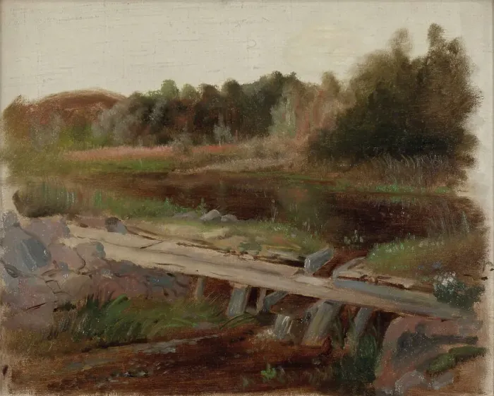Framed Print : Landscape. Creator: Johan Knutson Framed Print : Landscape. Creator: Johan Knutson