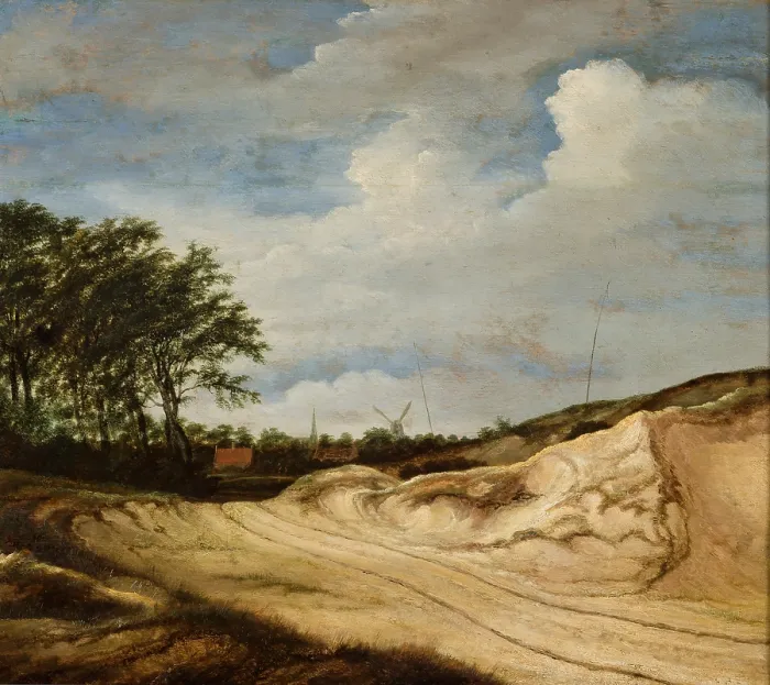Framed Print : Landscape with the Dune, c1650. Creator: Guillam Dubois Framed Print : Landscape with the Dune, c1650. Creator: Guillam Dubois
