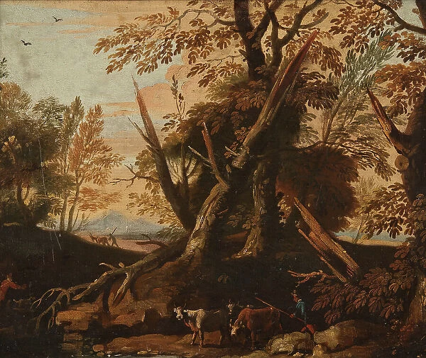 Landscape, early-mid 18th century. Creator: Andrea Locatelli
