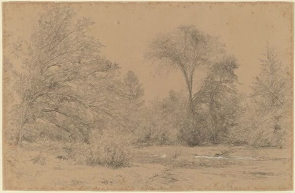 Landscape, Early Spring, 1857. Creator: John Henry Hill