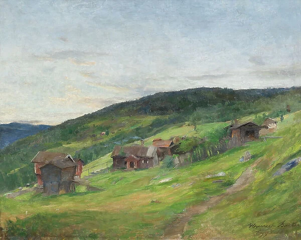 Landscape, Eggedal, 1888. Creator: Harriet Backer