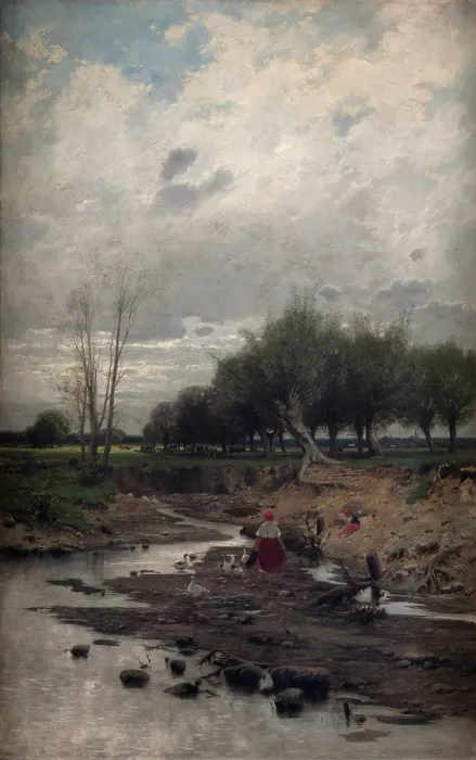 Framed Print : Landscape from the Environs of Krakow, 1886, 1883. Creator: Roman Kochanowski Framed Print : Landscape from the Environs of Krakow, 1886, 1883. Creator: Roman Kochanowski