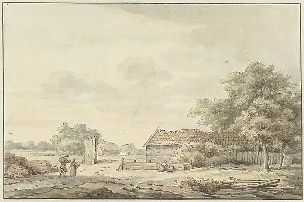 Landscape with farms, 1756-1826. Creator: Cornelis Buys