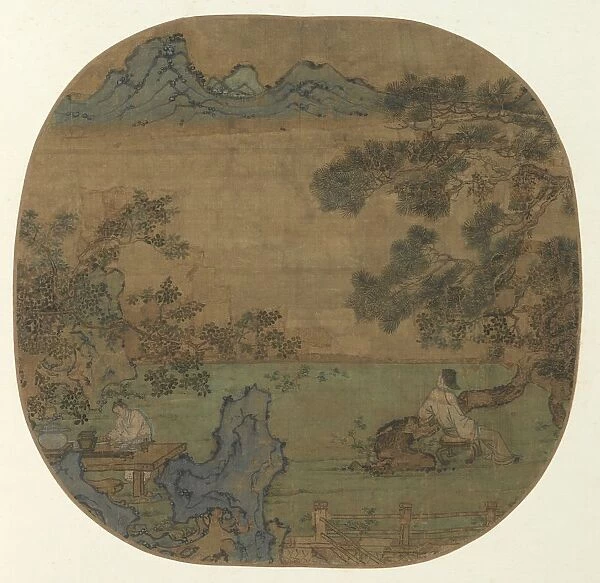 Landscape with Figures, 960-1279. Creator: Unknown