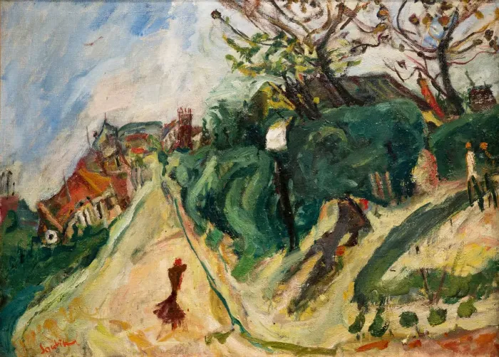 Framed Print : Landscape with Figures (Paysage avec personnages), ca 1919 Framed Print : Landscape with Figures (Paysage avec personnages), ca 1919