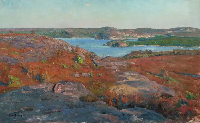 Framed Print : Landscape. Fjärås, Halland. Creator: Elias Erdtman Framed Print : Landscape. Fjärås, Halland. Creator: Elias Erdtman