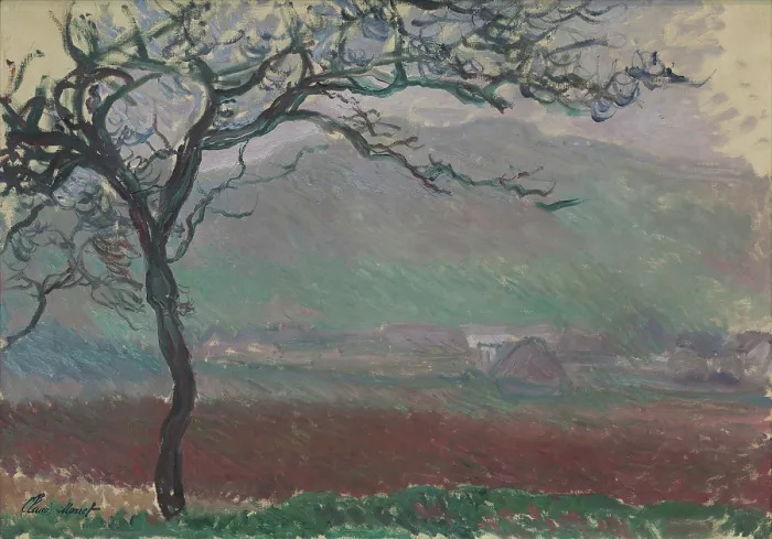 Framed Print : Landscape in Giverny, 1887. Creator: Monet, Claude (1840-1926) Framed Print : Landscape in Giverny, 1887. Creator: Monet, Claude (1840-1926)