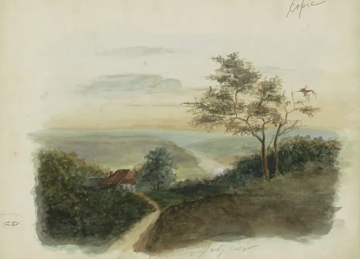 Framed Print : Landscape in Groningen, 1896. Creator: Christiaan Huidekoper Framed Print : Landscape in Groningen, 1896. Creator: Christiaan Huidekoper