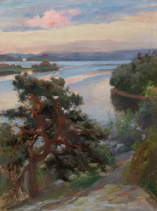 Framed Print : Landscape from Haikko, 1892-1893. Creator: Albert Edelfelt Framed Print : Landscape from Haikko, 1892-1893. Creator: Albert Edelfelt