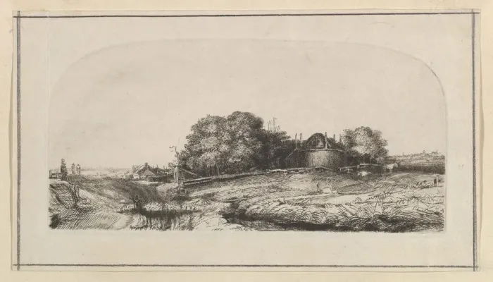 Framed Print : Landscape with a Haybarn and a Flock of Sheep (copy), 1750-1810. Creator: William Baillie Framed Print : Landscape with a Haybarn and a Flock of Sheep (copy), 1750-1810. Creator: William Baillie